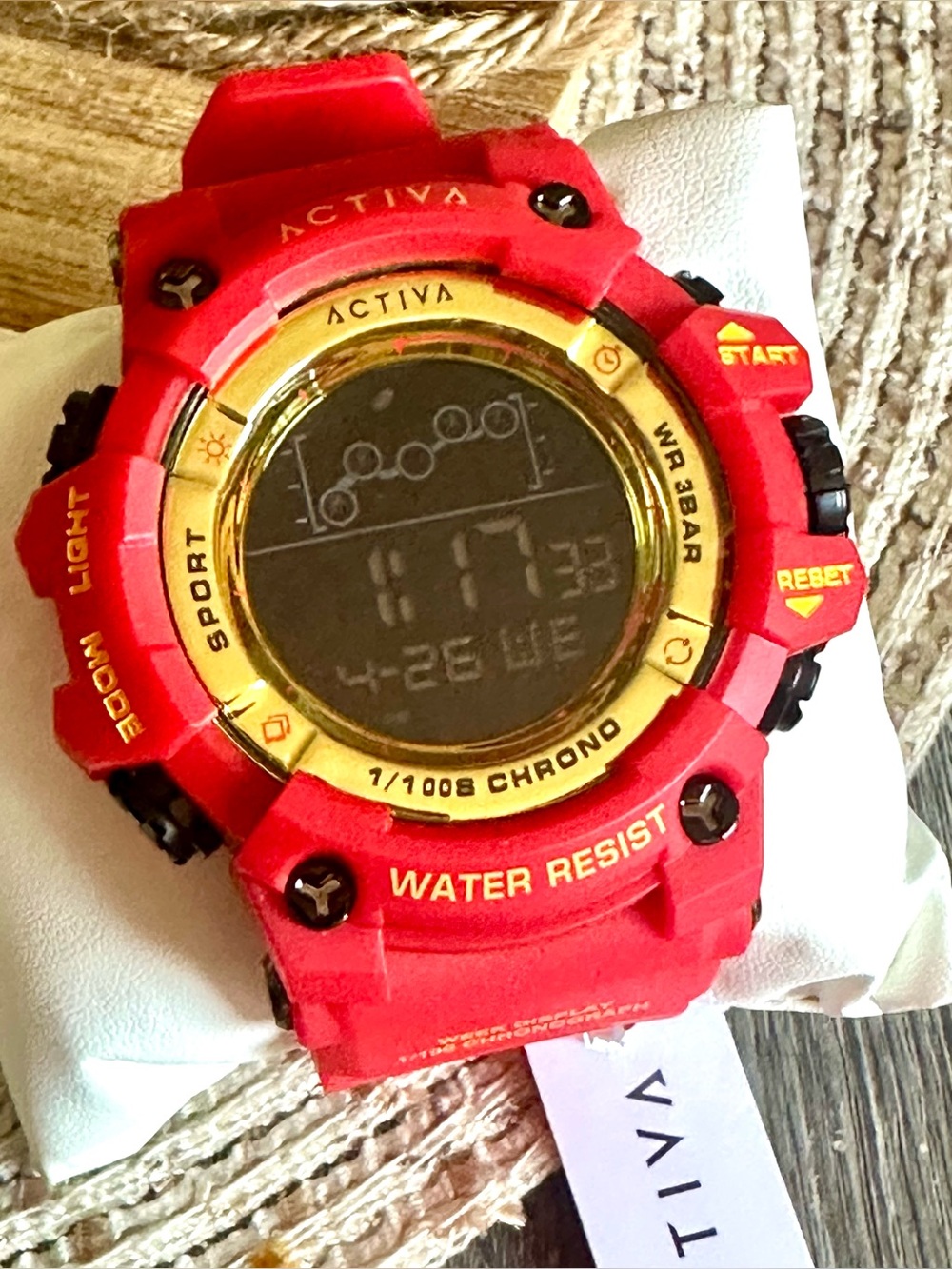 Activa by Invicta Summit X Digital Chronograph Sports Watch w/ Yellow Bezel NWT